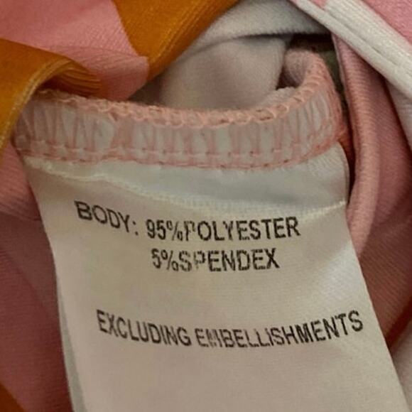 Princess Polly Camelia Pink Halter Sleeveless Cutout Tie Bra Bandeau Crop Top 0 - Picture 5 of 5